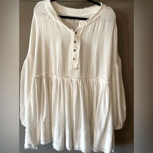 Free People Oversized, Flowy Top